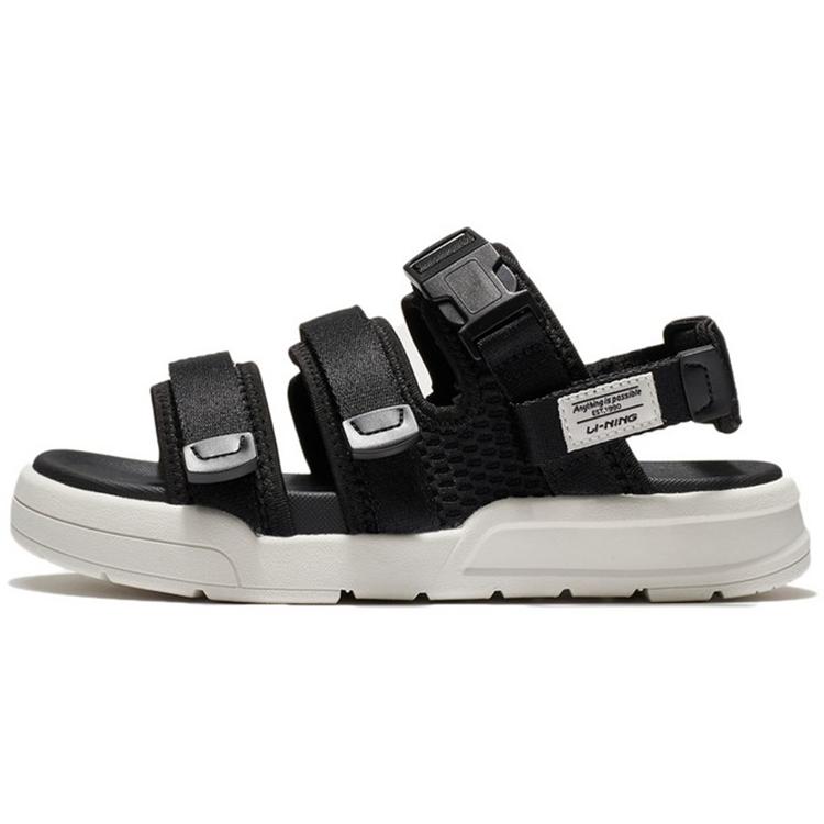 New LiNing Coca Sandal Women's Black White AGUS004-3