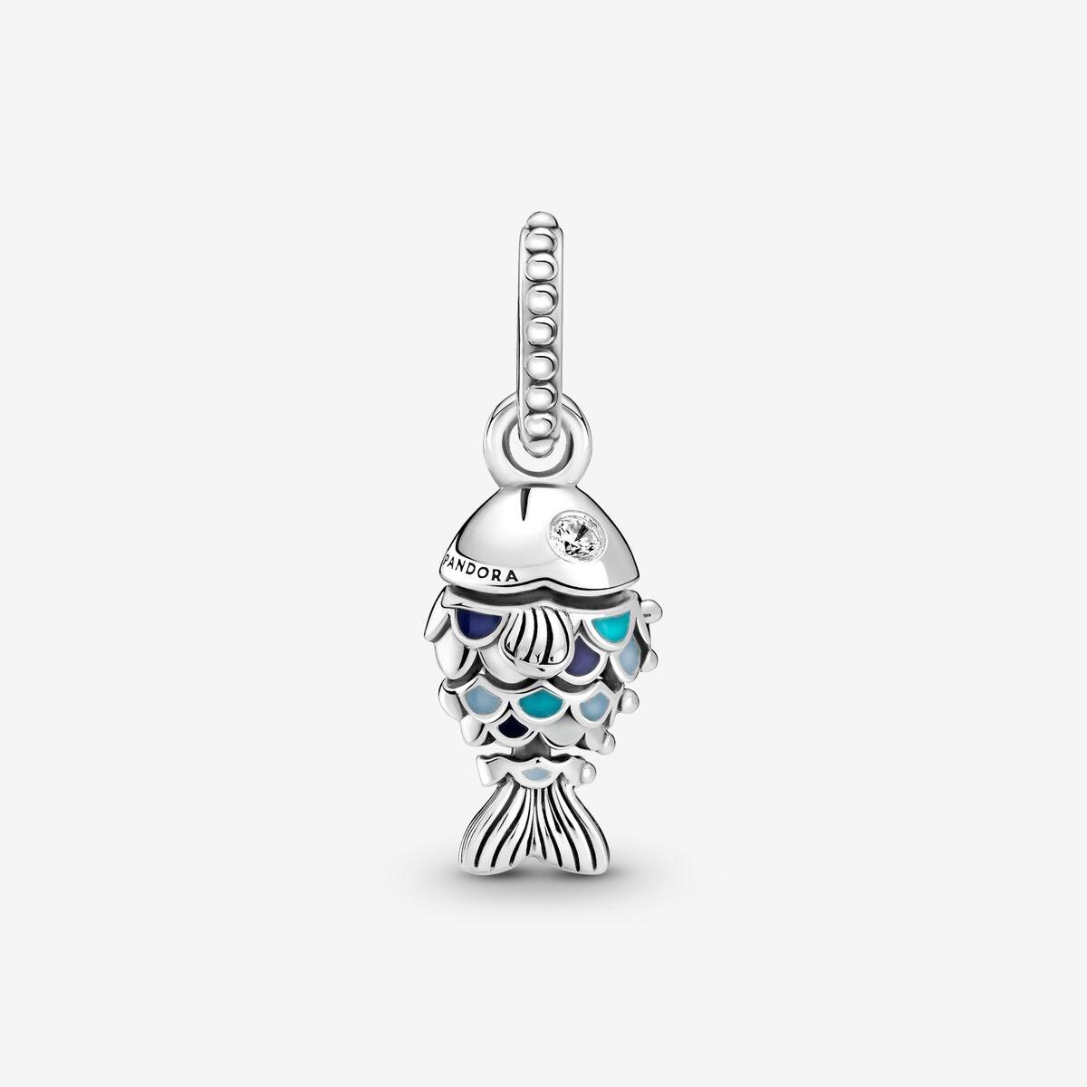

799428C01 Подвеска Pandora Blue Sequin Fish