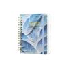 Spiral Bound Floral Spiral Notebook Floral Pattern Schedule Book  for Work Office School Supplies