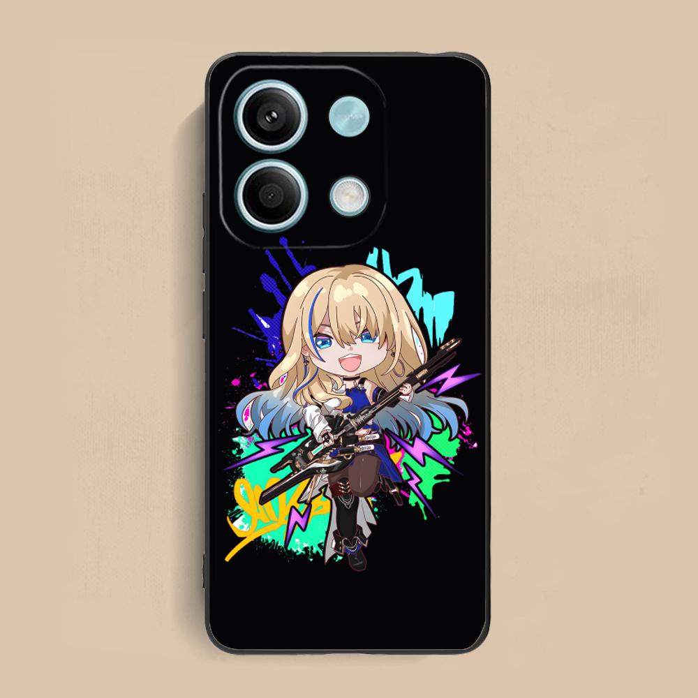 HSR Serval Matte TPU Mobile Phone Case for Xiaomi Redmi Note 14 13 12 11 S Pro Plus 4G 5G Colorful Printing Cover