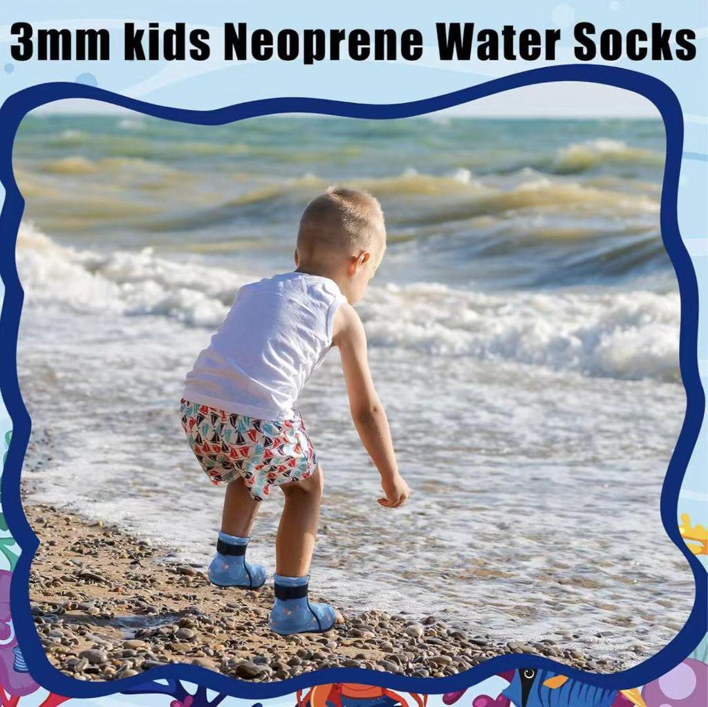 3MM Kinder Anti-Rutsch Strandsocken: Warmer Tauchschutz für Winterschwimmen und Schnorcheln