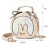 SCIONE Women's Foreign Style Small Round Bag Fashion Hand Bag Shoulder Messenger Bag Mini Bag