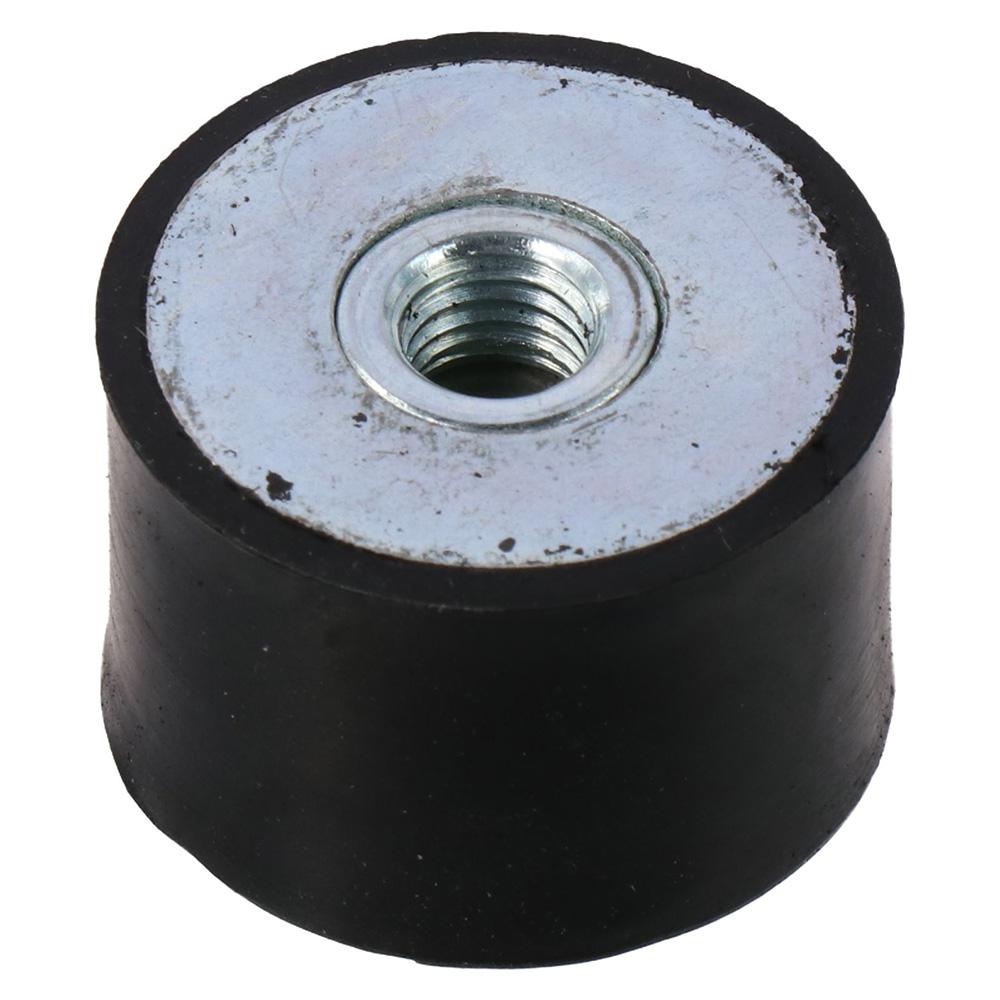 4Pcs Useful Round Rubber Mounts Black Female Vibration Isolator Shock Absorber Garage Motor, Car Boat