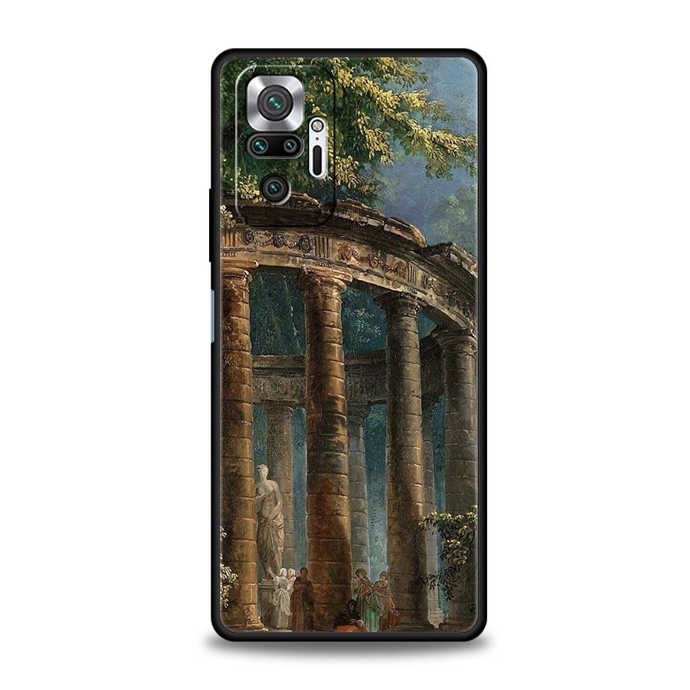 Renaissance Art Painting Phone Case For Xiaomi Redmi Note 14 13 5G 10 11 12 Pro Plus 4G 14C 13C 12C 10C Black Cover