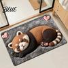 Anti-slip Shower Floor Absorbent Bathroom Mat Quick Animal Bath Mat Cute Dry Super Rug Print