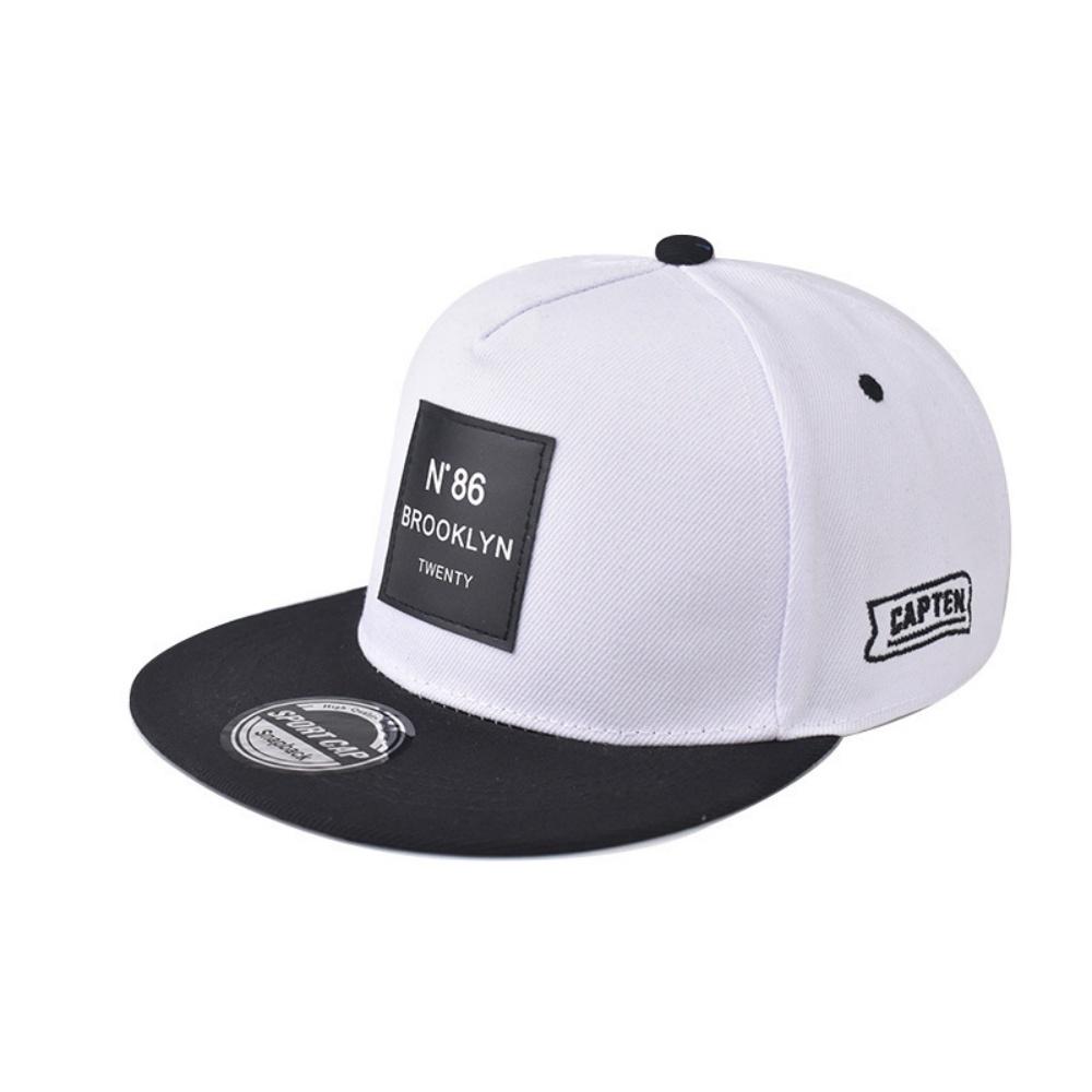 Unisex N.86 Brooklyn Print Label Embroidery Hip-hop Hats Outdoor Flat brim Adjustable Casual Baseball Caps Sunscreen Hat