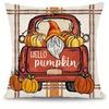 AutumnThemed Pumpkin And Fall Decor Pillows Pattern Cushion Cover Suitable For Sofa Bedroom Car Pillow Cover