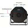 1/5/10PCS LED Colorful Dyeing Stage Lights 0.75W*36 Full Color Remote Control Lamp Wedding Par Performance Surface Light Flash