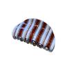 Acrylic Striped Hair Claw Clip NonSlip Design Hair Styling Tool Hair Holder For Thick Fine Hair Multiple Hairstyles