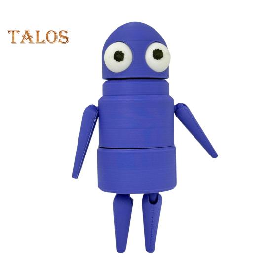 Desk Buddy Robot Ornament Collectible Robot Figurine Articulated Robot Buddy Gift for Video Game Fans Desk Decoration