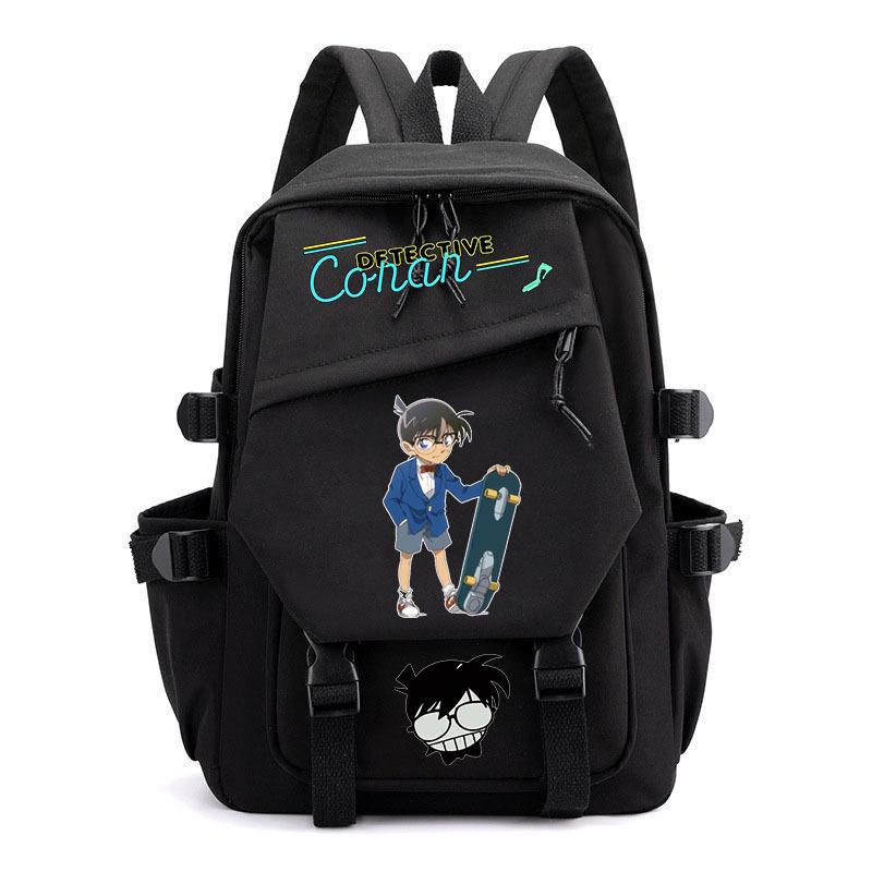 Anime Conan schoolbag children's backpack primary school bag male and female junior high school students college students campus backpack