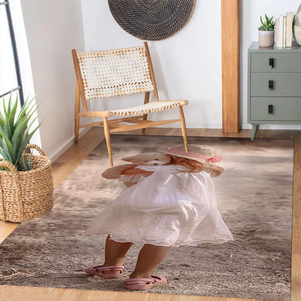 Customize Photos Customize Your Photo Area Rug Suitable for Dormitory Entryway Dining Room Hallway Anti-slip Rug Office Home Decor