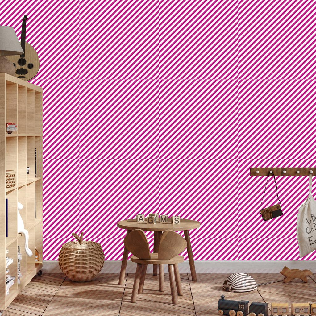 Powder pink and purple stripes wallpaper, powder pink background 50x1000