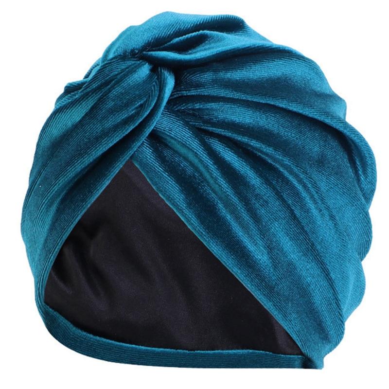 

Сплошной цвет Шелк Ночной Сон Шапочка Волосы Шляпа Шляпа Головной убор Обертывание Эластичная лента Женщины Уход за волосами Тюрбан Крестообразная скрученная шляпа