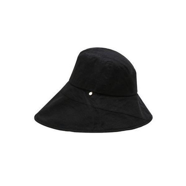 Daks Women S Black Check contraSt Linen Floppy Hat Dche6e122bk