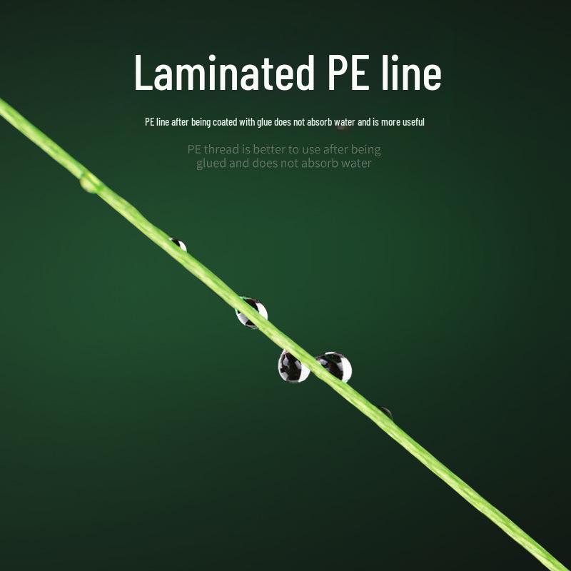 Green Power Horse 8/9-Strand Braided Invisible Fishing Line for Long-Distance Casting
