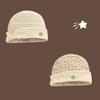 Women S Korean Style Star Pattern Slouch Beanie Vintage Versatile Cold Hat