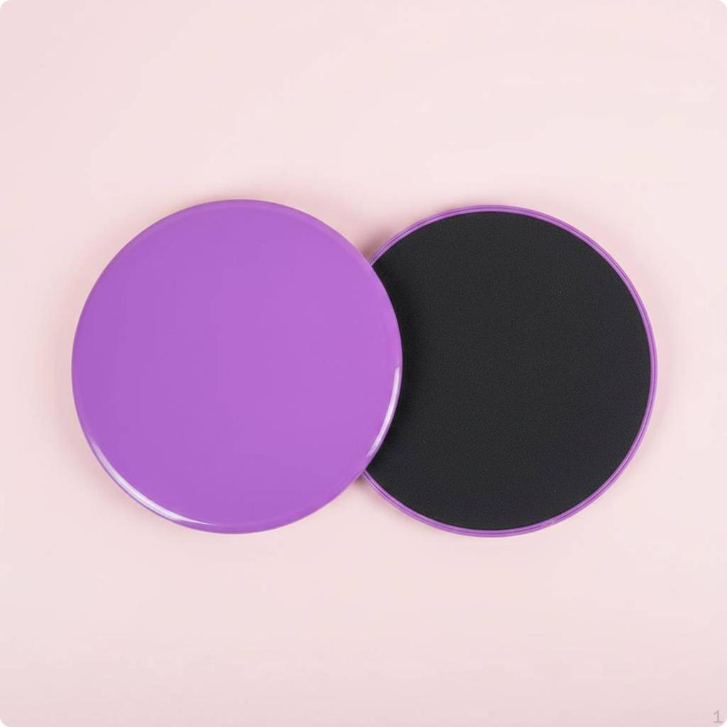 2 Pieces Pilates Sliders LowCore Strengthening Sliding Discs Portable Exercise for Home Gym,