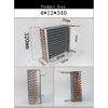 430*45*200mm Small Condenser Water-cooled Radiator Heat Exchanger Copper Tube Aluminum Fin Air-cooled Radiator Support