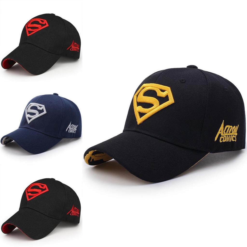 Luxurious Super Hero Cap Superman Snapback Embroidery Hat Unisex Steampunk Design