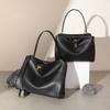 Damen Umhängetasche unter dem Arm aus Rindsleder Damen Luxus Designer Tragbare Handtaschen Damen Arbeit Pendeln Retro Weiche Rindsleder Taschen