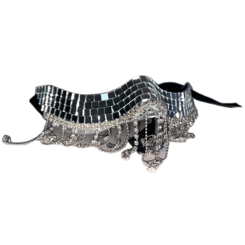 Cosplays Costume Photo Props Mardi Gras Masks Diamond Masquerade Masks for Women