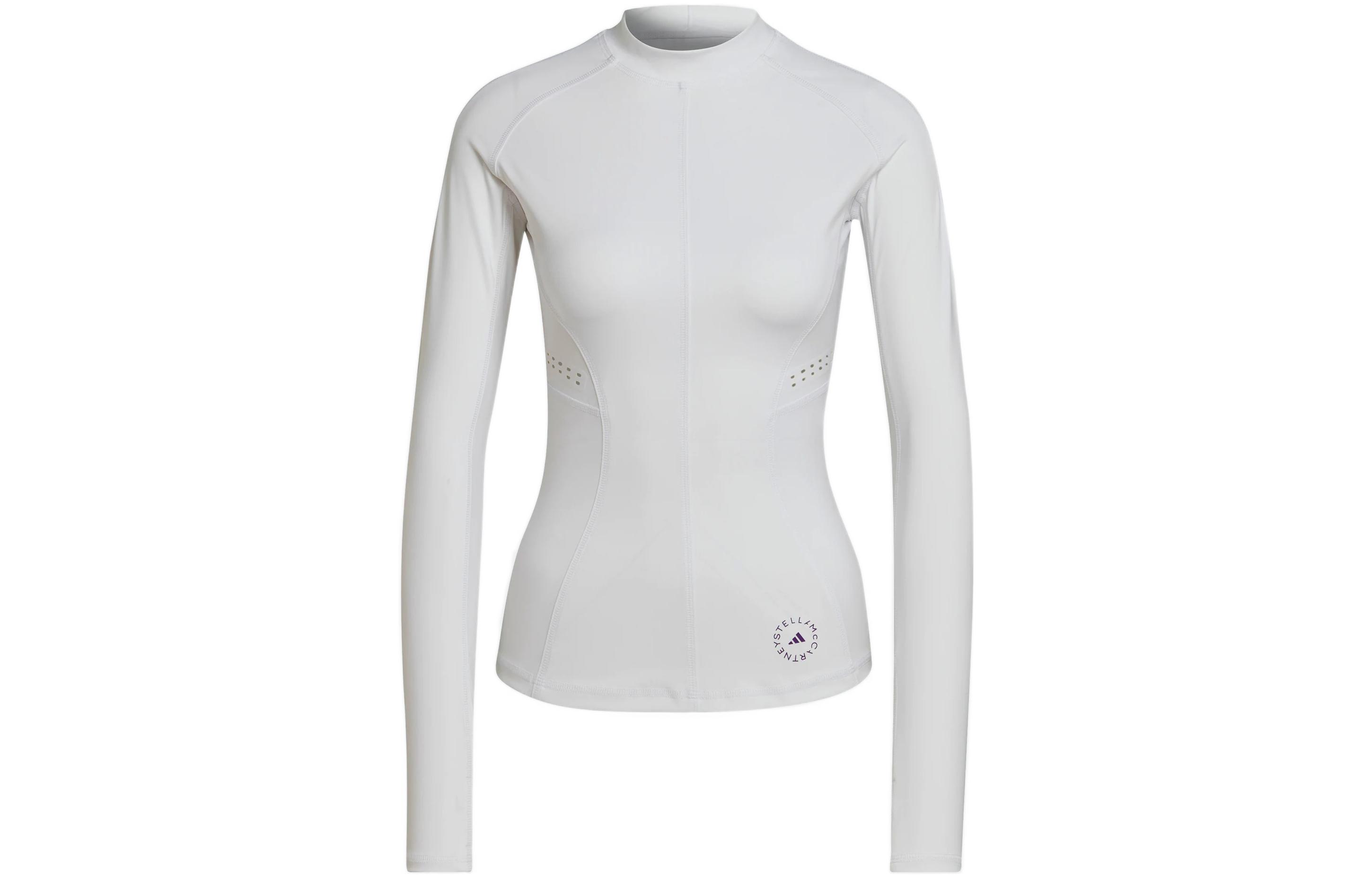 Adidas T Shirts Women s White Stand Collar HI6034 XS