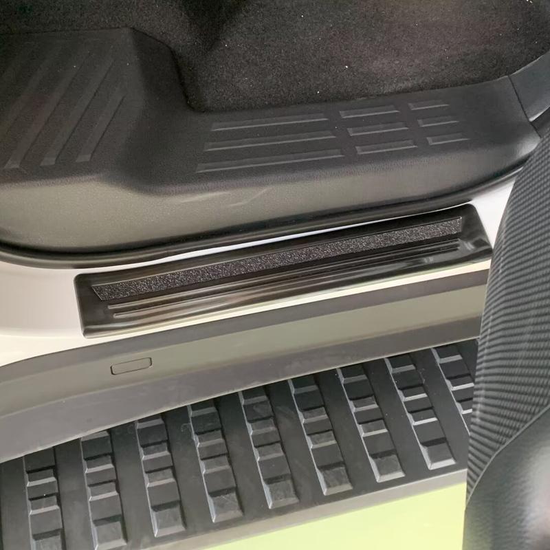 Stainless Steel Car Door Sill Scuff Plate Guard Protector Cover Trim For Toyota Land Cruiser 250 LC250 2024 Accessories 4pcs