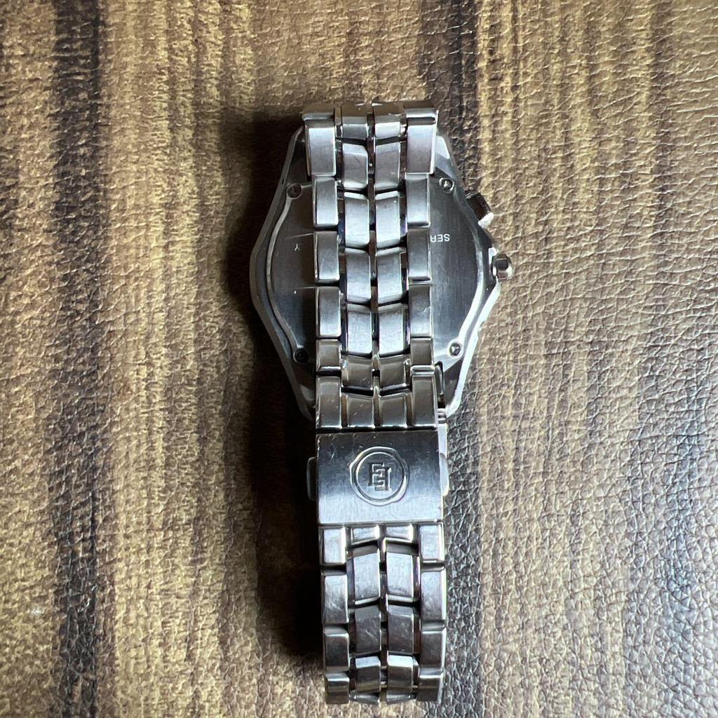Used CITIZEN Citizen EXCEED Eco Drive Radio Solar Operating Product EBG74-2402 Men's Watch