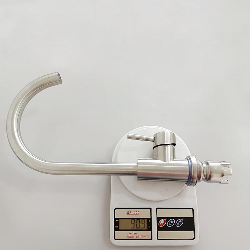 VEMUSE JDF-CW-385 304 Brushed Stainless Steel Kitchen Faucet