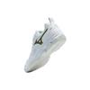 Mizuno Serie Dynablitz Semplici Comode Ammortizzazione Antiscivolo Resistenti Scarpe da Pallavolo Basse Unisex Sneaker Bianco Platino V1GA212158