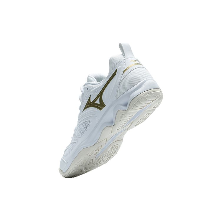 Mizuno Serie Dynablitz Semplici Comode Ammortizzazione Antiscivolo Resistenti Scarpe da Pallavolo Basse Unisex Sneaker Bianco Platino V1GA212158