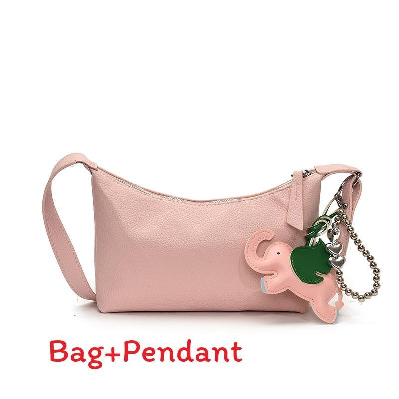 French Boutique Style Crossbody Bag With Pu Fabric And Carved Stitching For Casual Outings