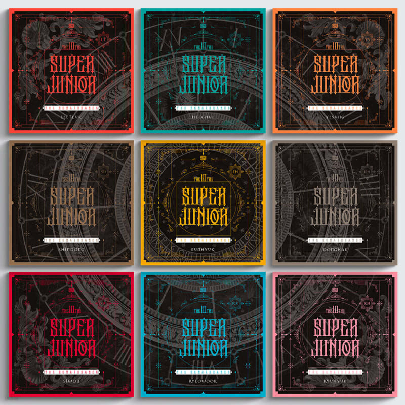 

Super Junior 10th Album - The Renaissance (SQUARE Style)