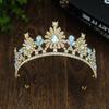 Rhinestone Bridal Crown Luxury Queen Princess Tiara Baroque Pageant Crown  Hair Dress Accessories
