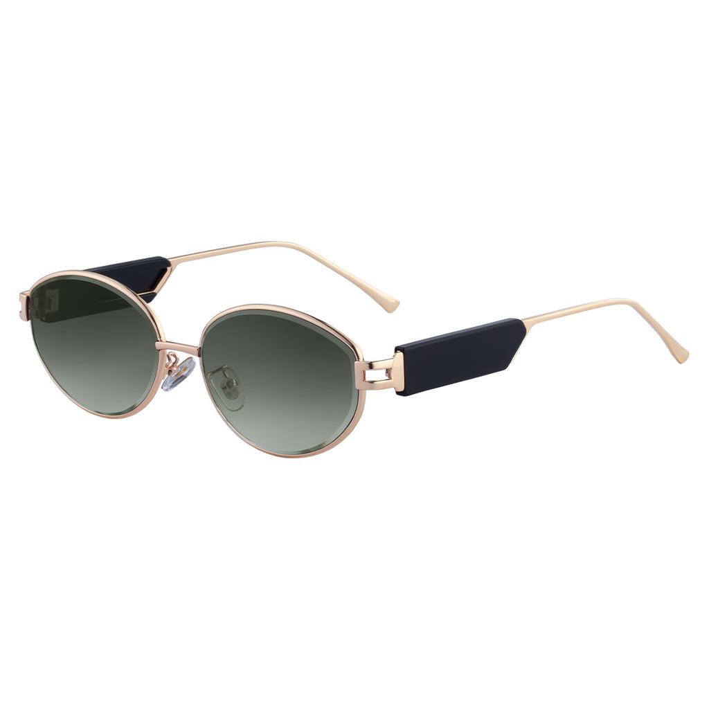 Oval Frame Sunglasses Women'S Trend Sunscreen Sunglasses Women'S Trend High-End Glasses