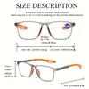 4 Pack Sets Fashion TR90 Reading Glasses For Men Spring Leg Sports Presbyopia Glasses Anti Blue Light Glasses +100 +400