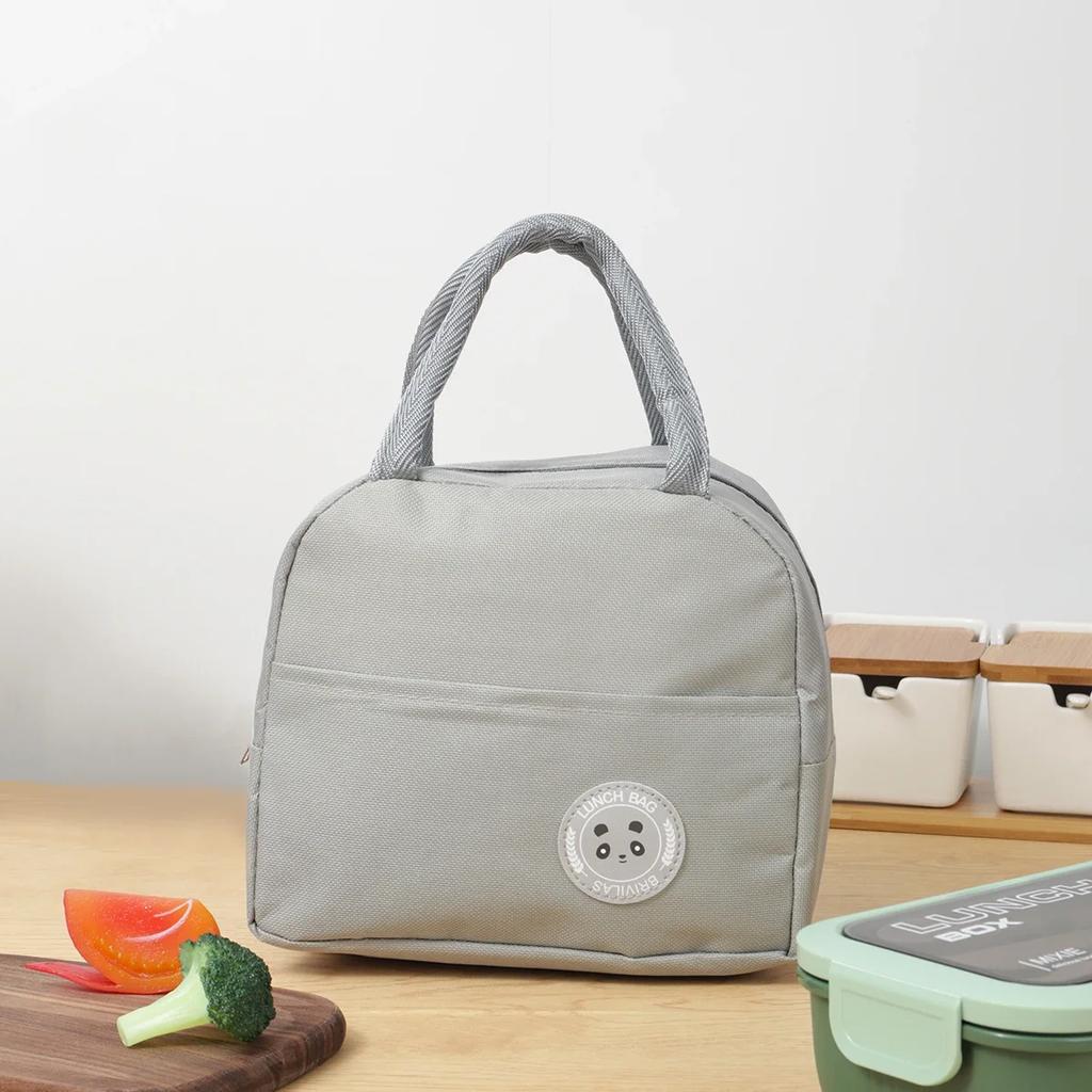 1pc-Portable Oxford Lunch Bags Fresh Cooler Pouch for Office Students Convenient Lunch Box Food Container Bag