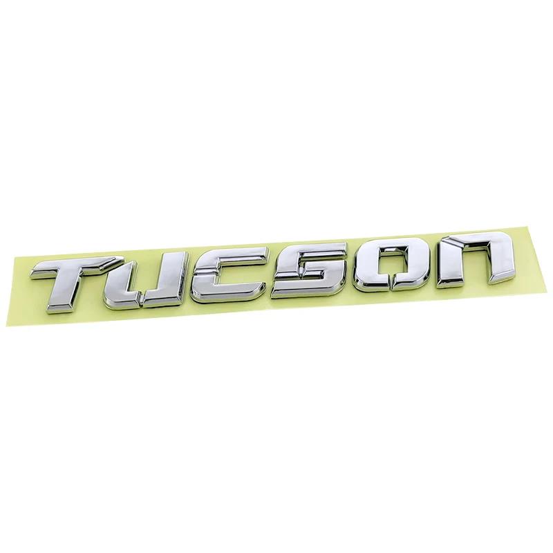 Rlapg3 Dla Hyundai Tucson Naklejka Metalowy Chromowany Czarny Logo Emblemat Tucson Litery Tabliczka z Nazwą Naklejka Odznaka Bagażnika Samochodu Akcesoria