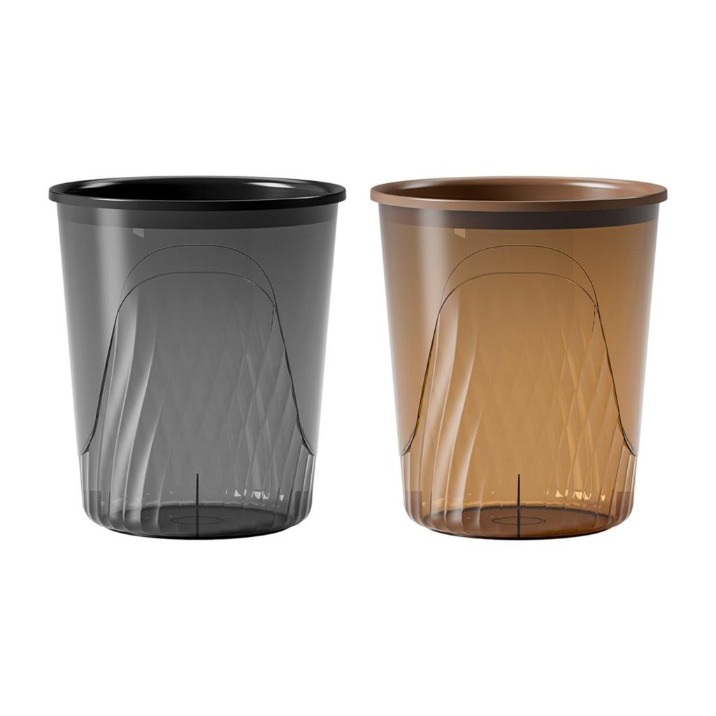 Trash Can Garbage Container Bin Stylish Minimalist Household Wastebasket for Bedroom Laundry Room Living Room Bathroom Kitchen