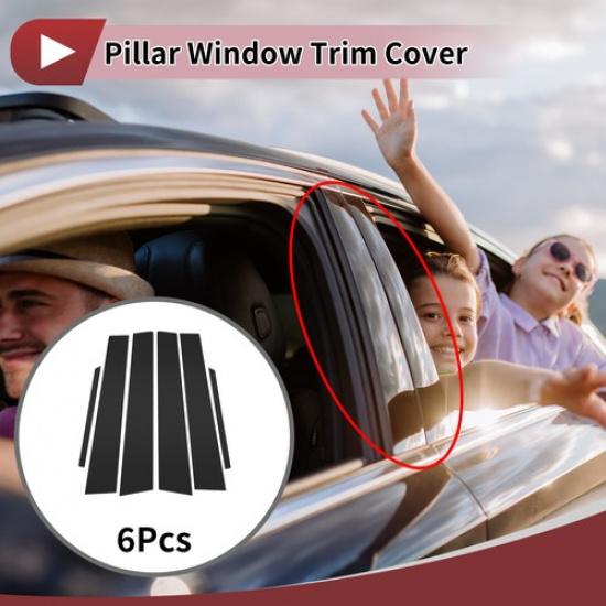 6 Stück Auto Türsäulen Fensterverkleidung für Toyota Corolla 2007-2013