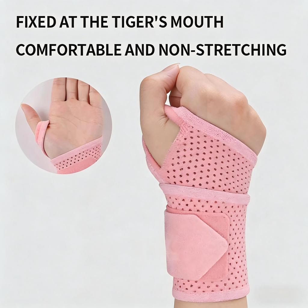 Breathable Mesh Wrist Support Joint Pain & Sprain Protection Chronic Overuse Wrist Support Wrap-Around Compression Sleeve