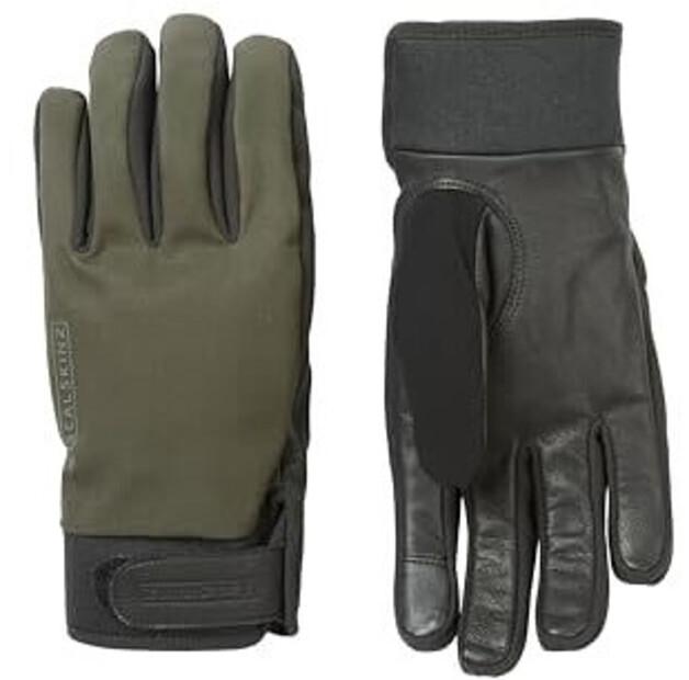 Велосипедные перчатки SealSkinz Kelling (серый/оливковый) S