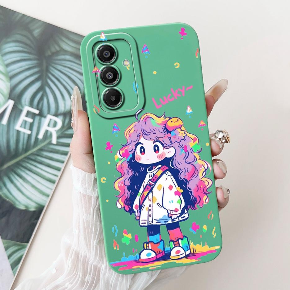 Für Samsung Galaxy A17 5G Hülle SM-A716B Süßes Kaninchen Cartoon Cover Weiche TPU Handyhülle Für Samsung A17 A 17 GalaxyA17 5G Fundas