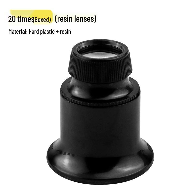 Watch Repair Magnifier Loupe: 5X, 10X, 15X, 20X Eyepiece Glass