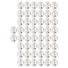 50 Sets Pants Buttons 17mm Stainless Steel Round Cap Pointed Screw Combo Thread Rivet Buttons for