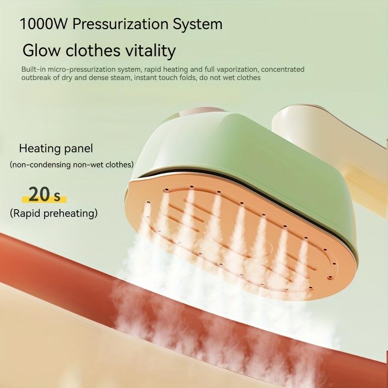 Mini Steam Iron For Quick Heating, Portable Handheld Ironing Machine, 180 ° Rotatable Folding Handle For Dry And Wet Ironing