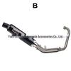 Fits ZT125 U1 G1 Z1 Z2 21-25 Universal Motorcycle Exhaust Pipe