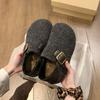 Women's Autumn and Winter New Thick-soled Versatile Shoes, Fleece Warm Shoes and Cotton Shoes