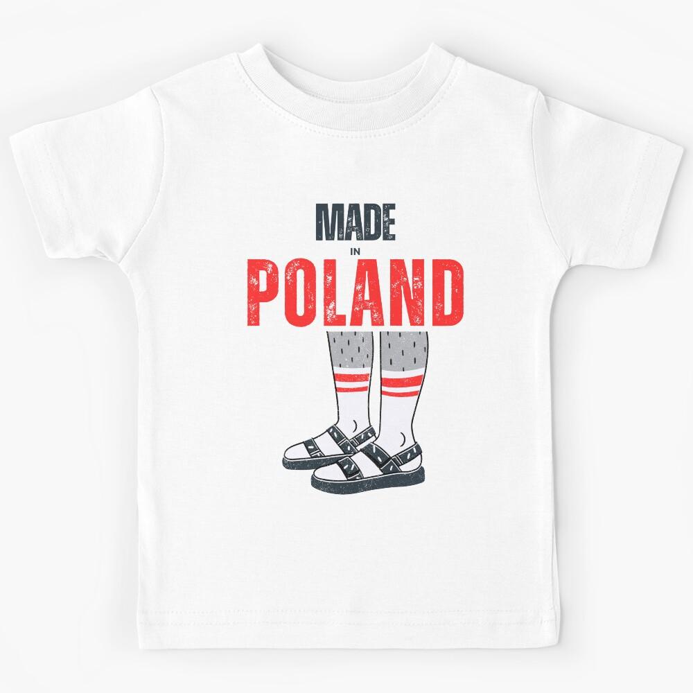 Made In Poland | Janusz Meme | Funny Polish Meme | Polish Summer Vibe Kids T-Shirt 120